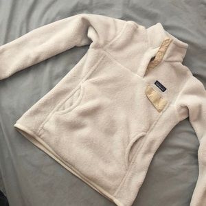 White Patagonia fleece